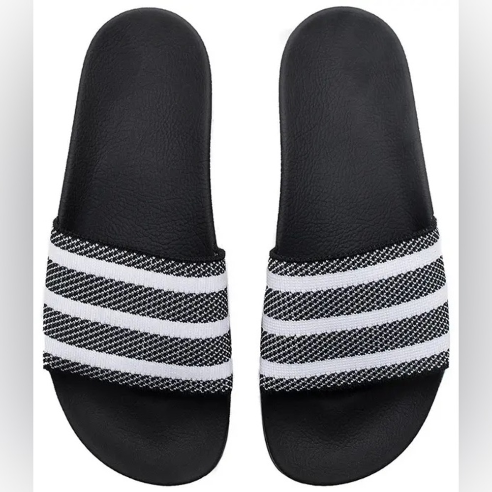 ADIDAS • Adilette Primeknit Slides - Picture 1 of 7